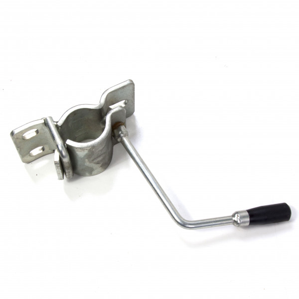 fixation pour roue jockey ondulée dia 48